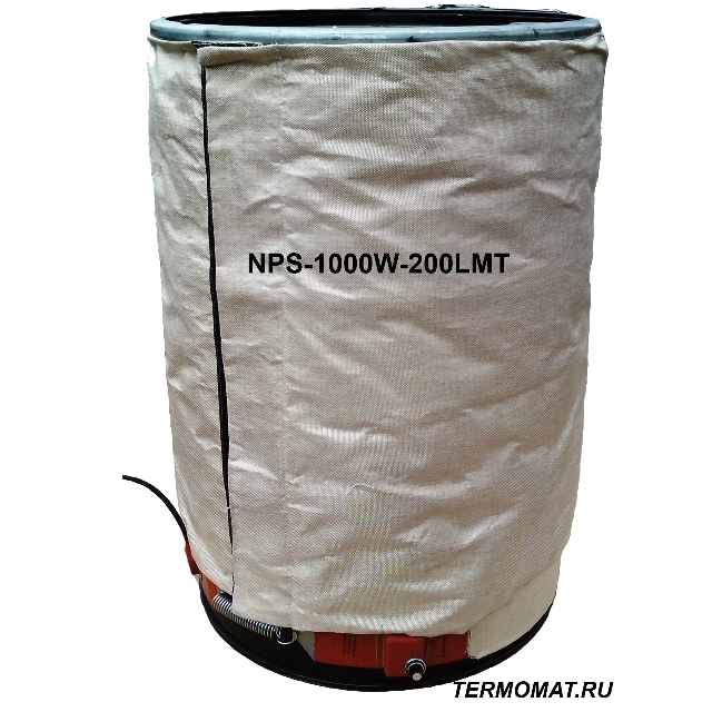 Нагреватели для бочек с термочехлом NPS-1000W-200LMT