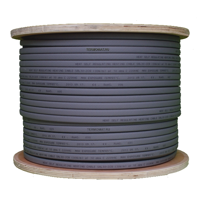 Саморегулирующийся кабель SRL16-2CR 16W (UV)