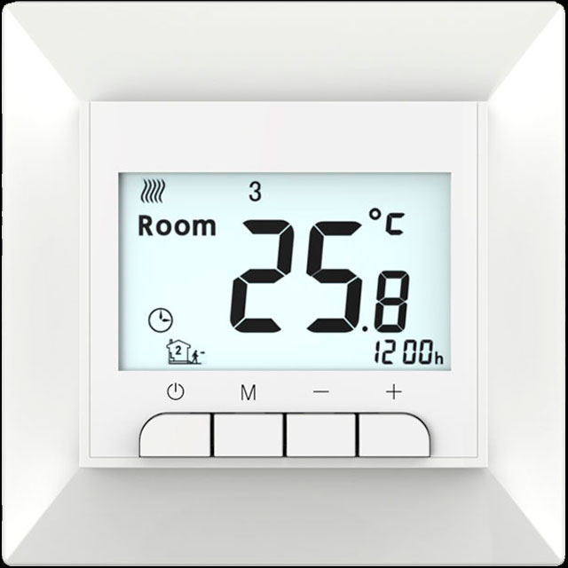 Терморегулятор для теплого пола с цветным дисплеем