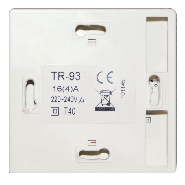 Терморегулятор TR 93 вид сзади