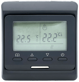 Терморегулятор для теплого пола E 51.716 черный